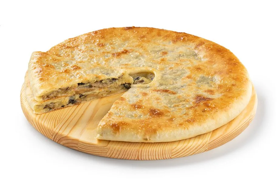 Осетинский пирог с картофелем и грибами